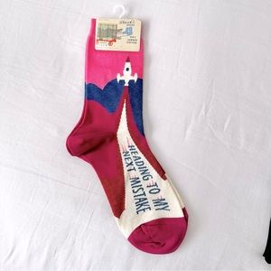 HEADING TO MY NEXT MISTAKE Women's Crew Socks